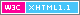 Validate XHTML 1.1